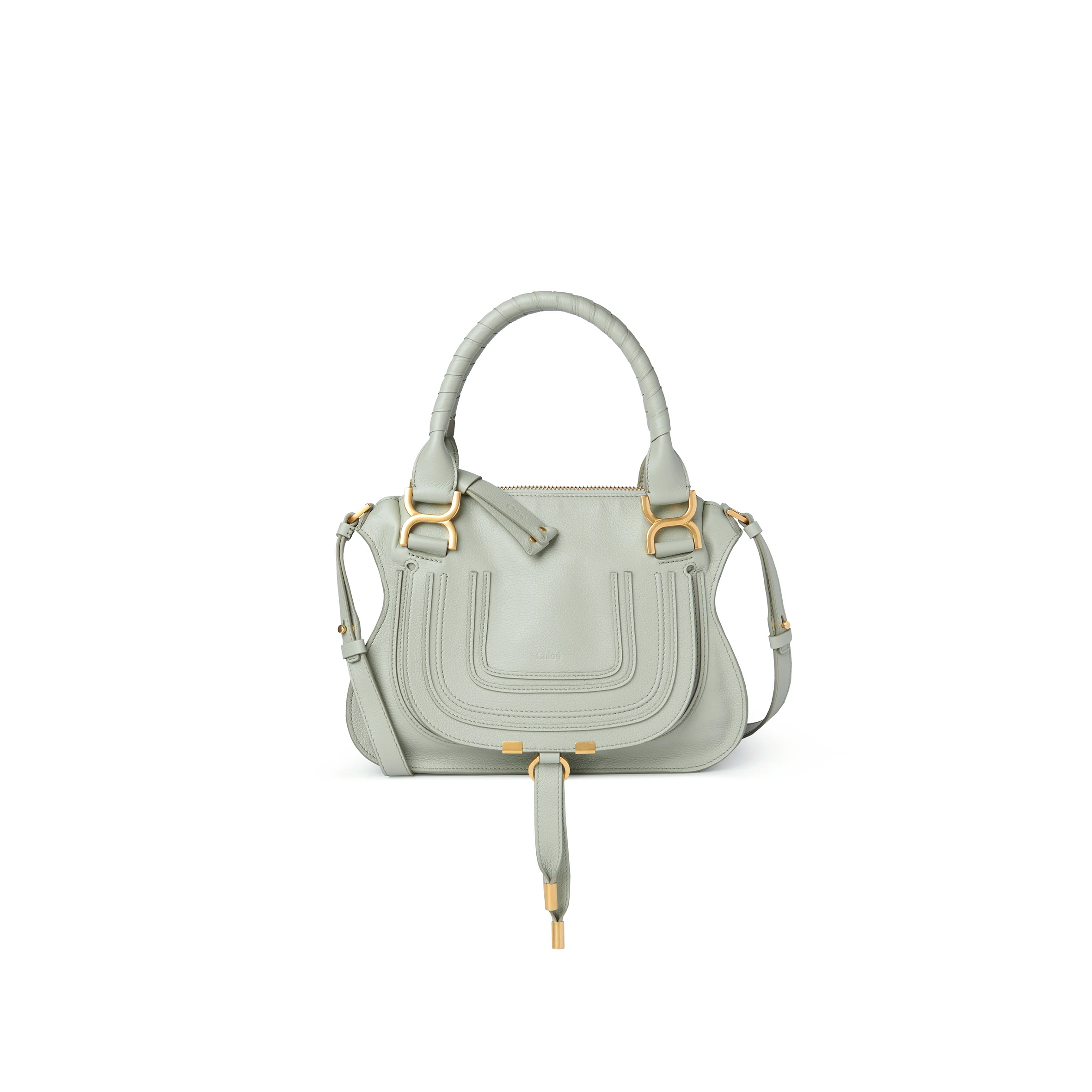 CHLOE SMALL MARCIE BAG IN GRAINED LEATHER CHC22AS628I3138Y (30*23*10cm)